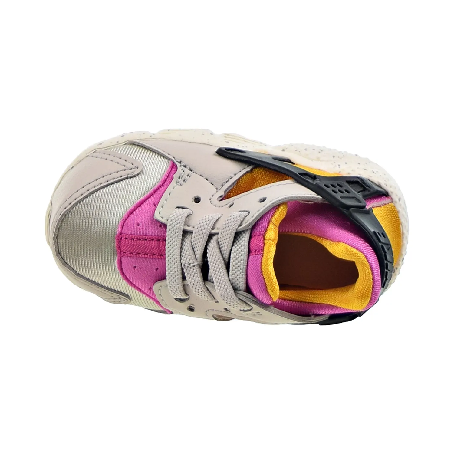 Nike Huarache Run Toddler's Shoes Light Bone Lethal Pink