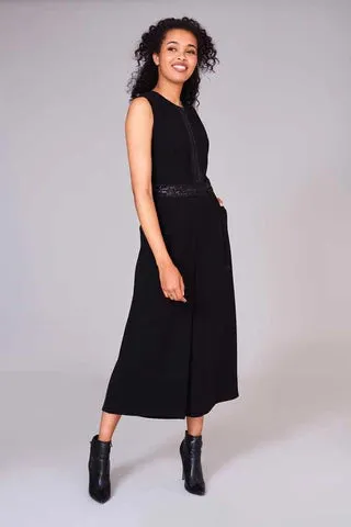 Peruzzi Black Wide Leg Jumpsuit - Shop Now