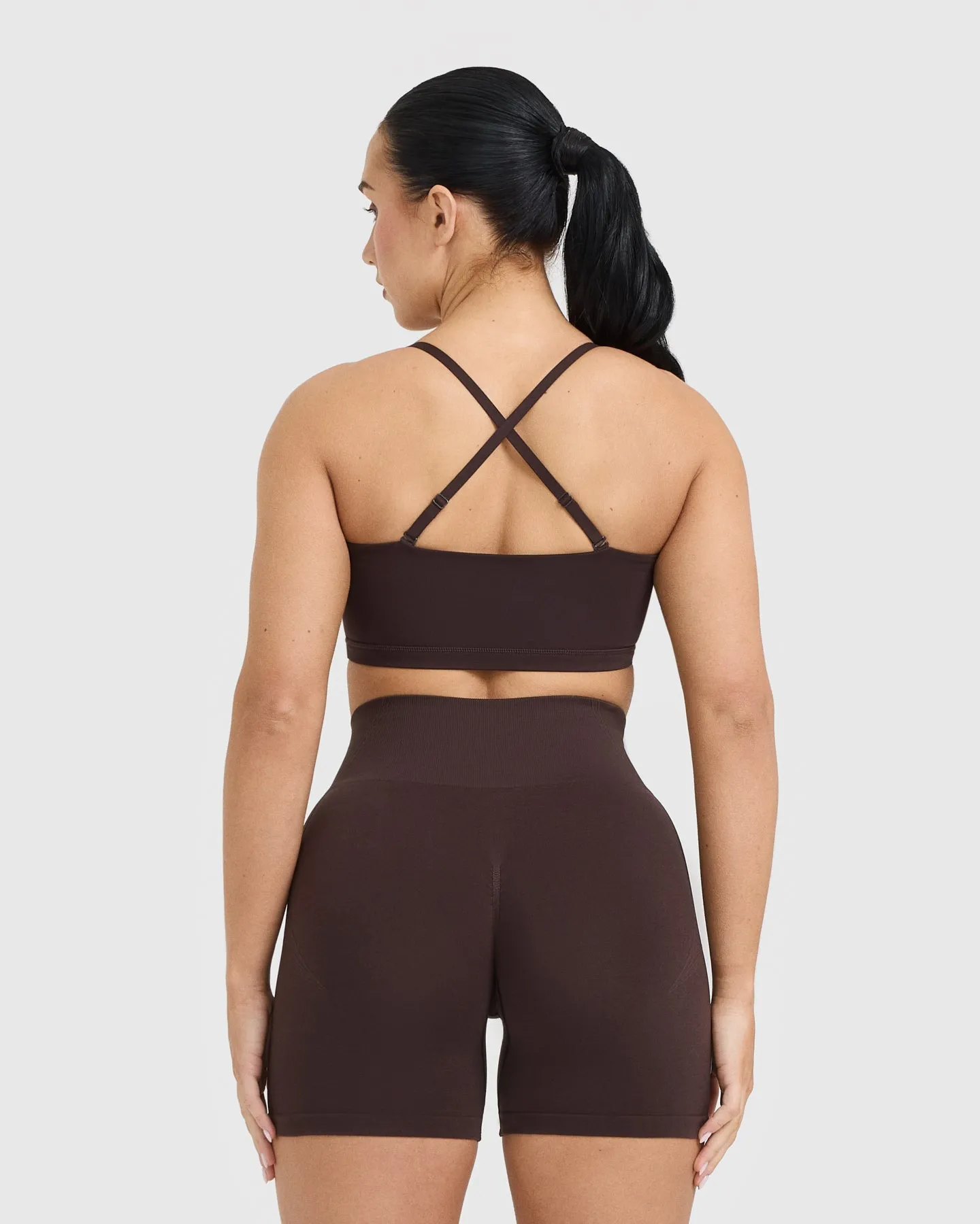 Plum Brown Everyday Bandeau Bralette