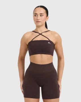 Plum Brown Everyday Bandeau Bralette