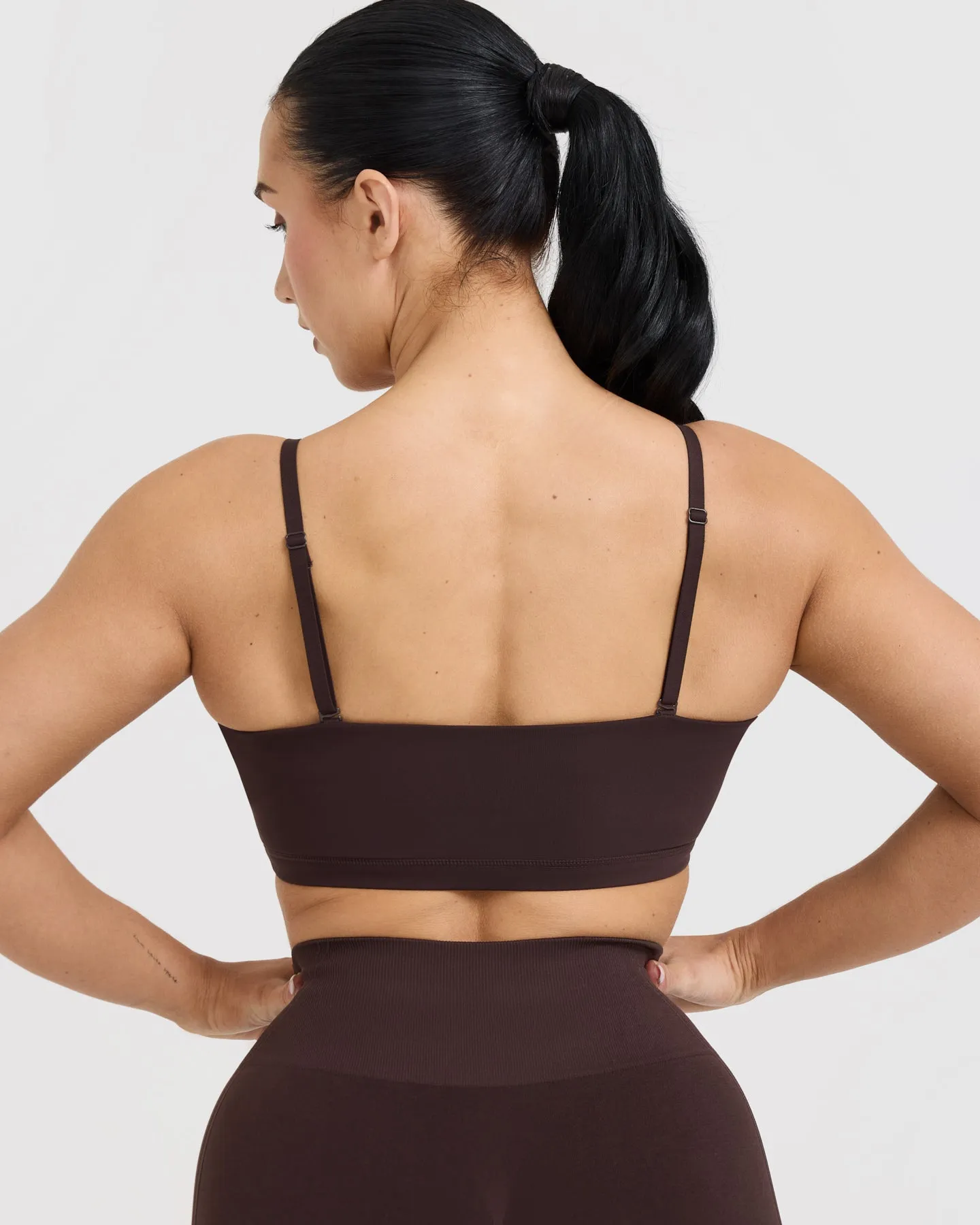 Plum Brown Everyday Bandeau Bralette