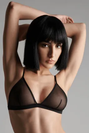 Pure Temptation Black Triangle Bra