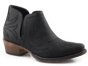 Roper Ava Black Ankle Boots