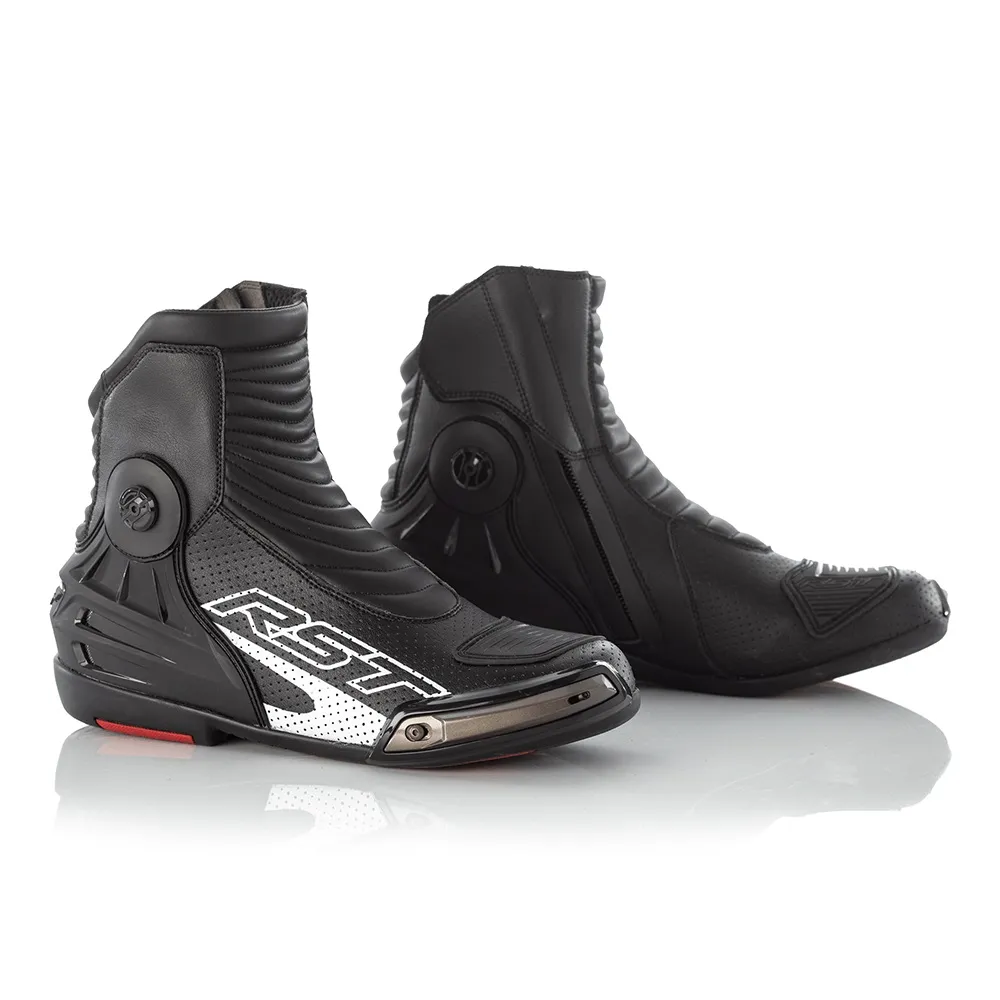 RST motorcycle boots - Tractech Evo III Short Boots in Black.