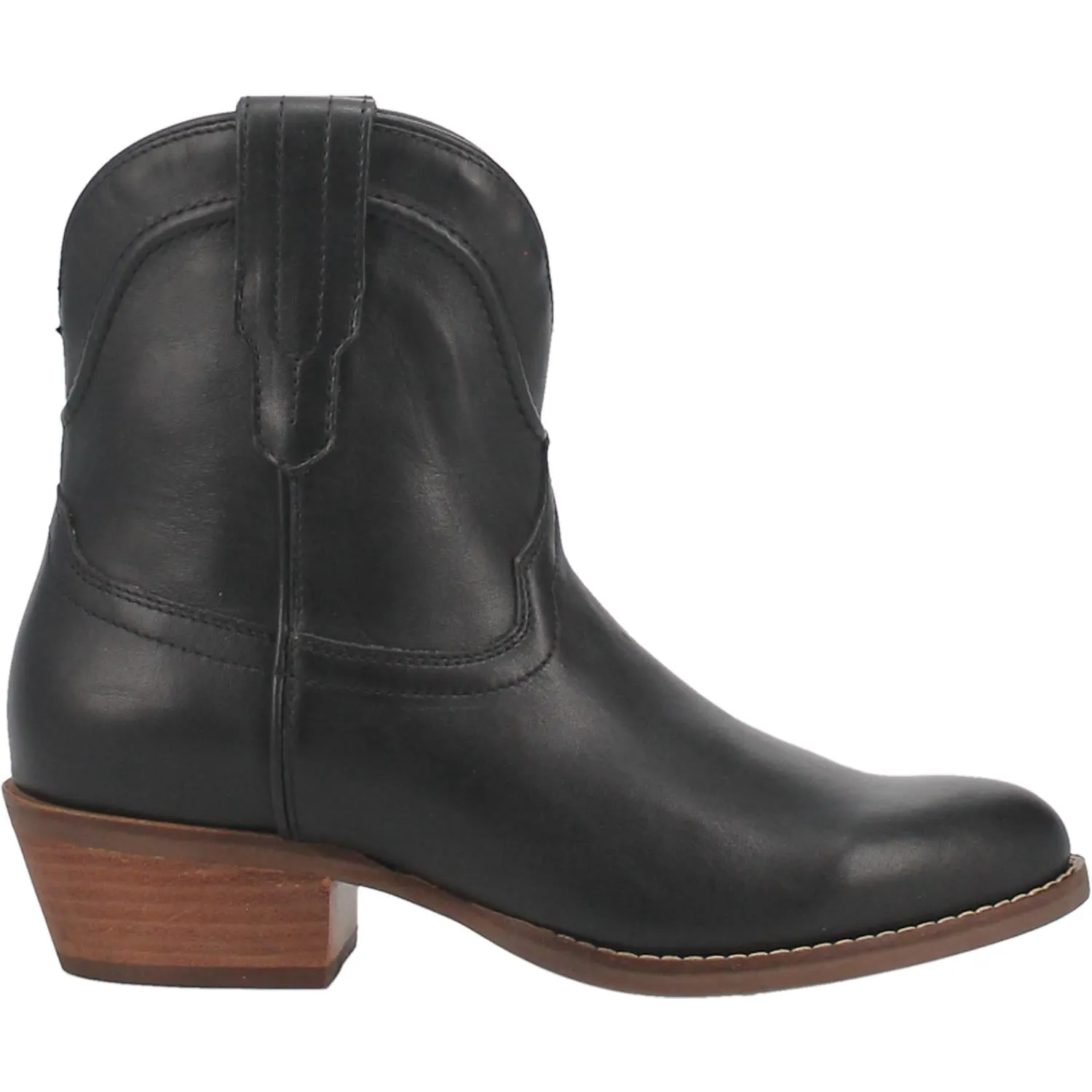 Seguaro Black V-Cut Leather Boots (DS) - BACKORDER 2/25/24