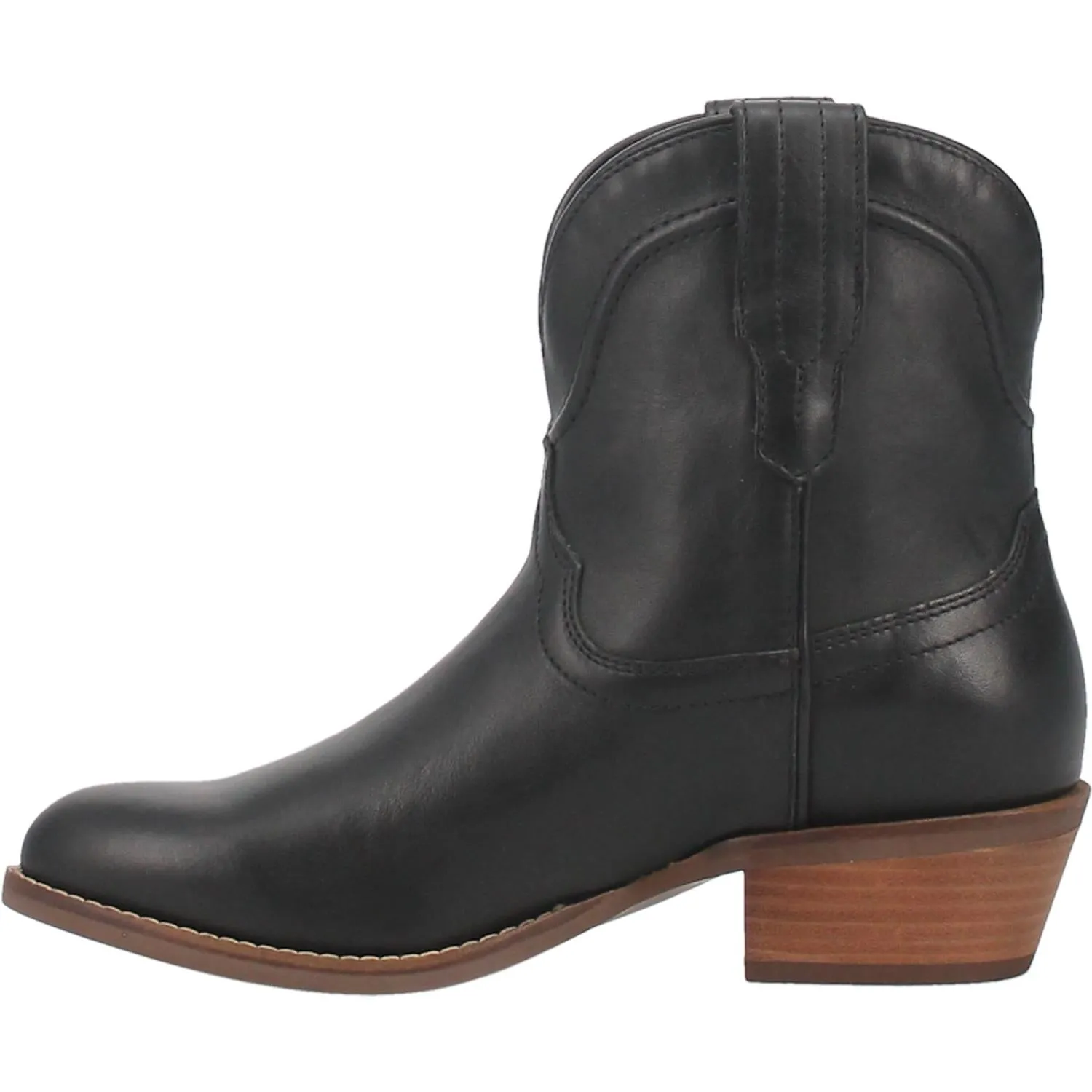 Seguaro Black V-Cut Leather Boots (DS) - BACKORDER 2/25/24