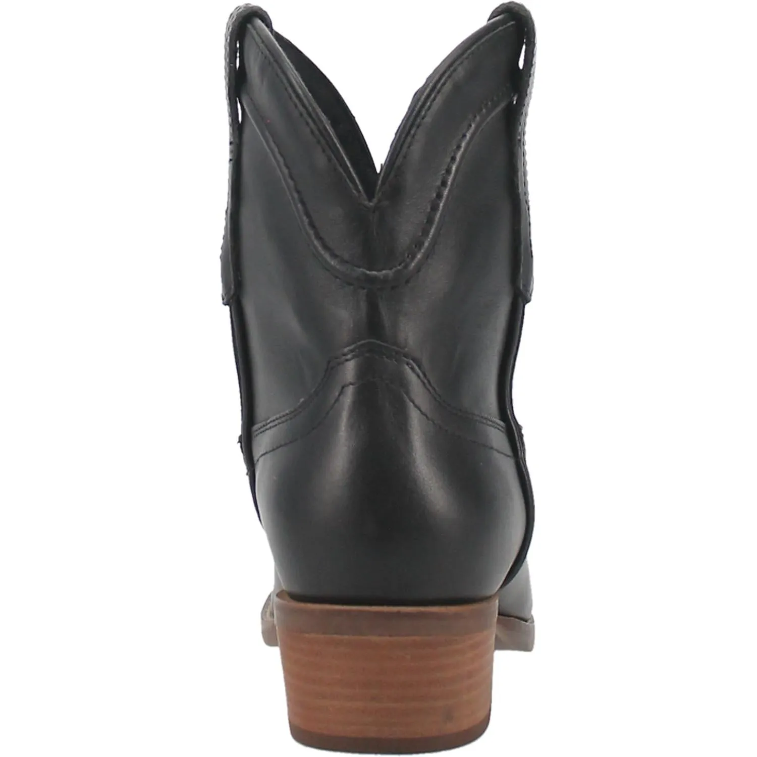 Seguaro Black V-Cut Leather Boots (DS) - BACKORDER 2/25/24