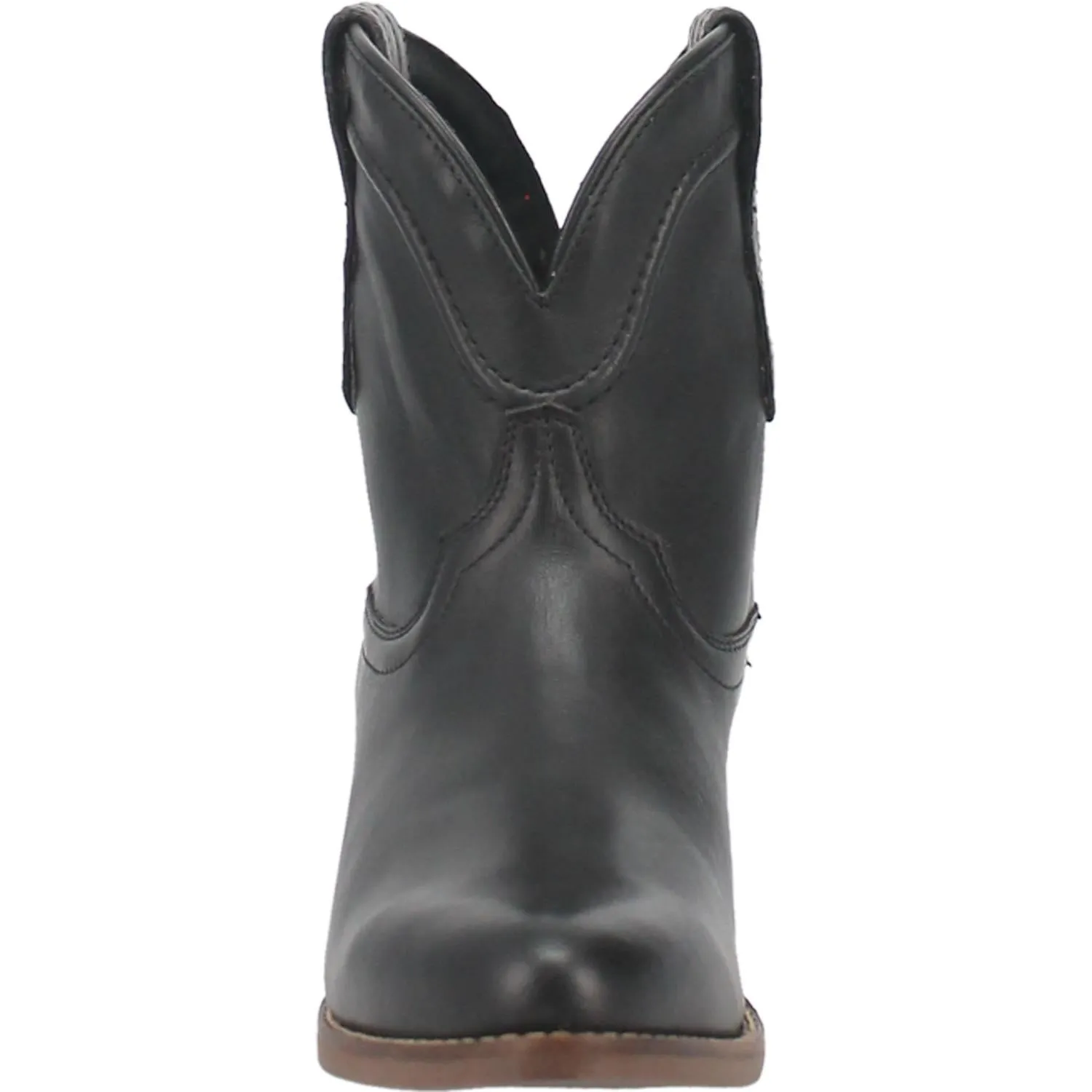 Seguaro Black V-Cut Leather Boots (DS) - BACKORDER 2/25/24