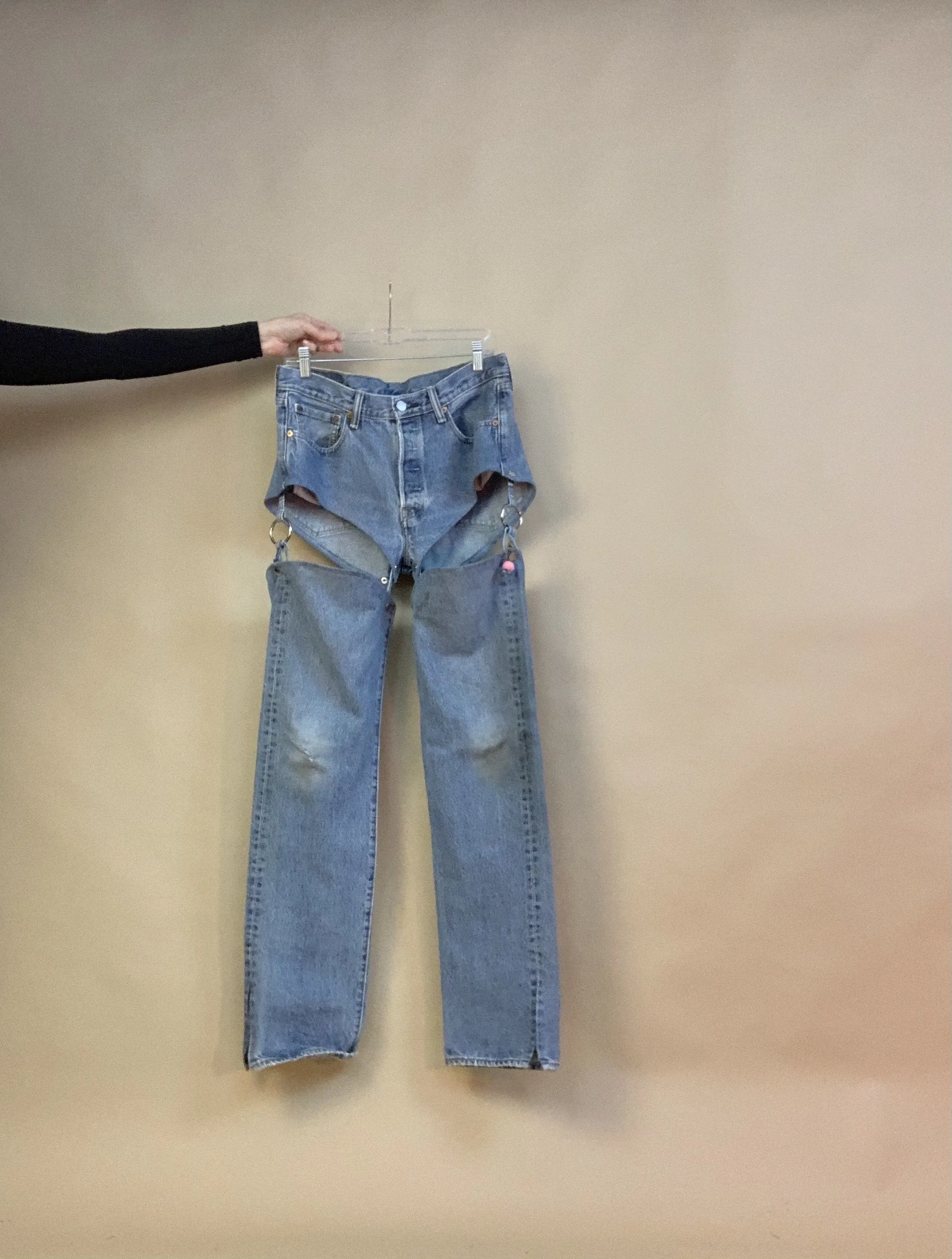 Snap off jeans for customization