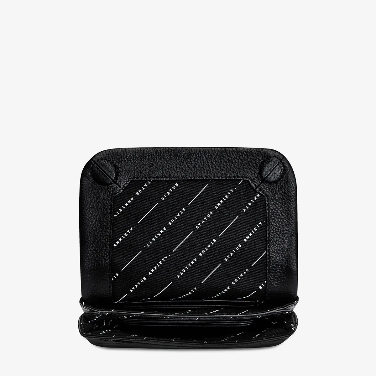 Status Anxiety - Black Impermanent Wallet