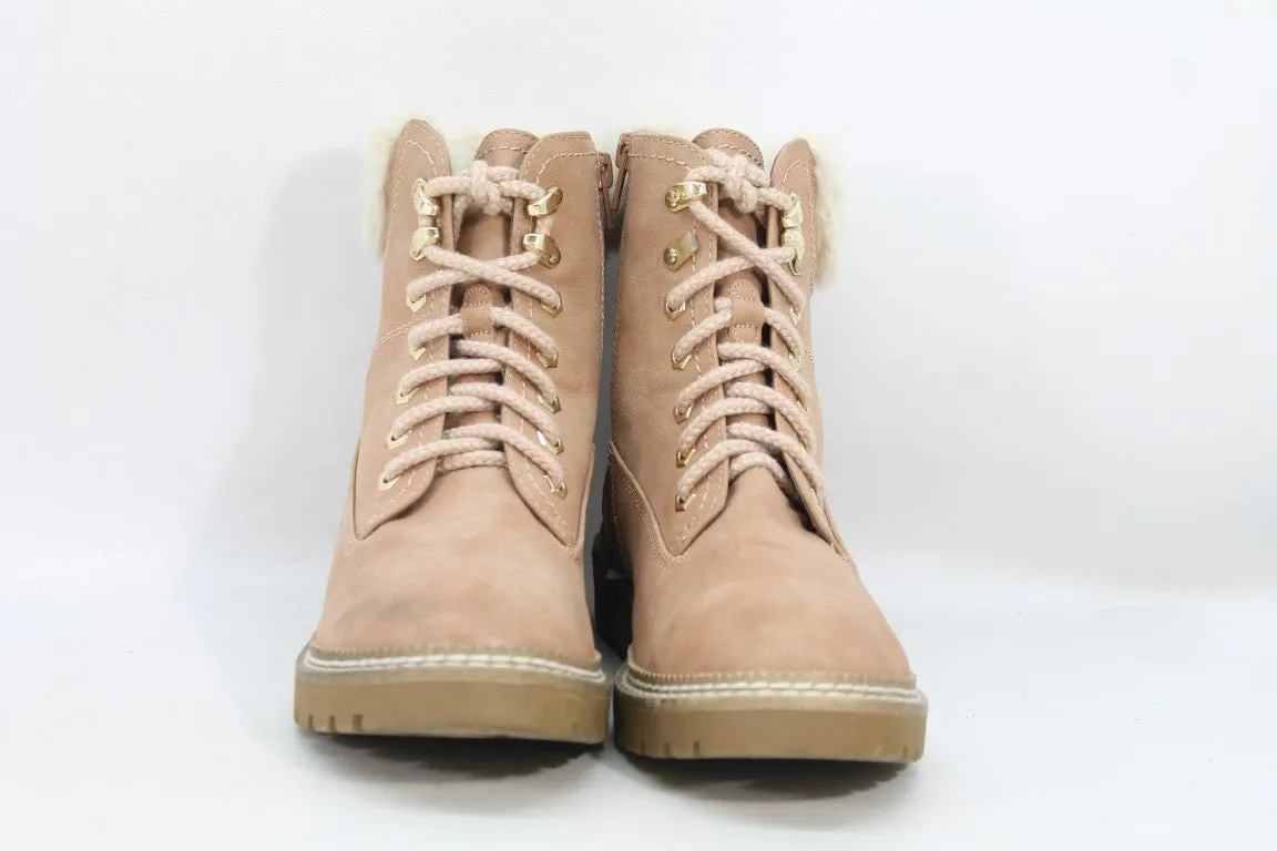 Steve Madden Alaska Women's Nude Hiking Boots - Size 8 Medium (ZAP18301)