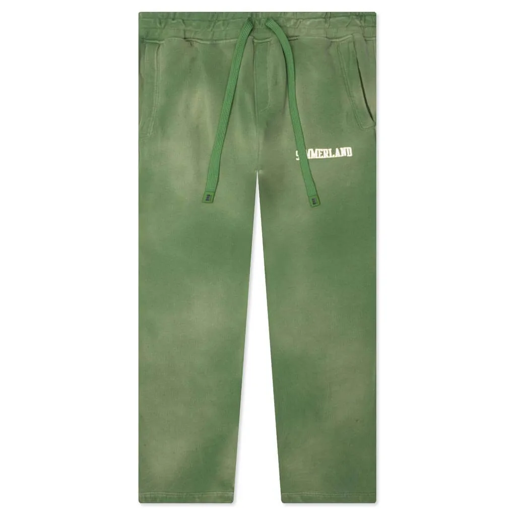 Summerland Collegiate Baggy Sweatpants, Vintage Seaweed