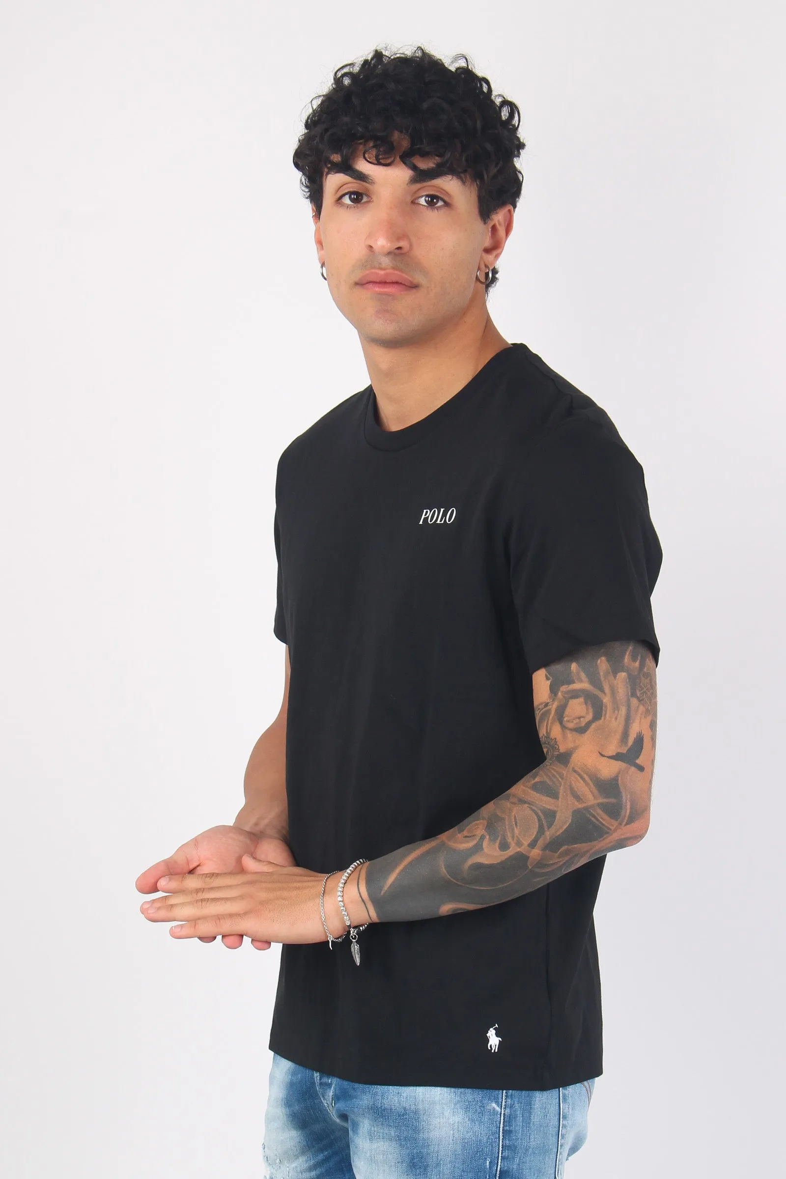 t shirt cotton black undergarment