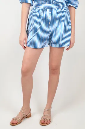 Tensione - Striped pattern shorts with elastic waist