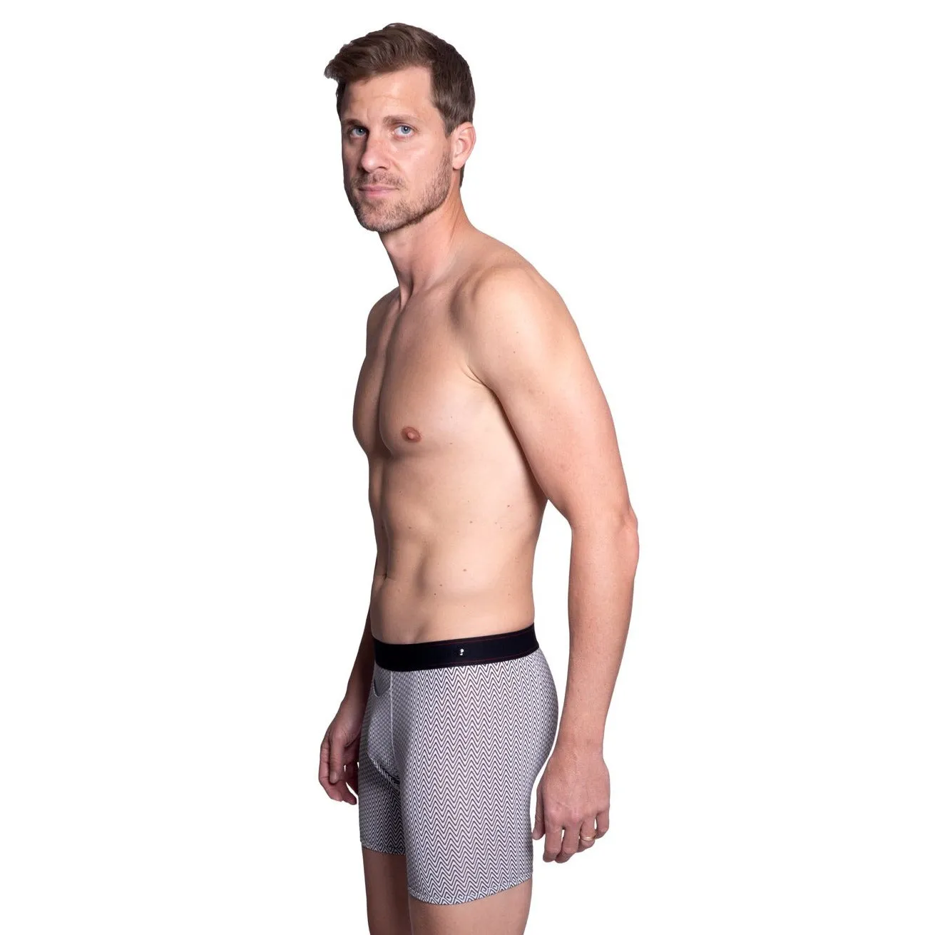 The Herringbone Boxer Brief: Exquisite Design, Ultimate Comfort