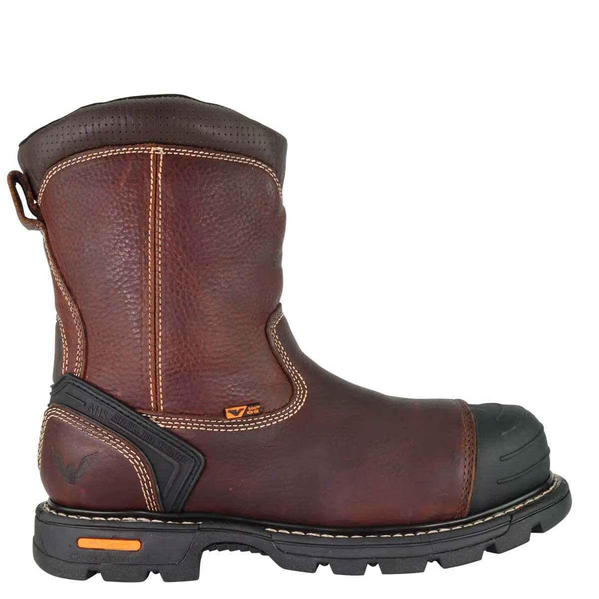 Thorogood GEN-Flex2 Series 8 Brown Composite Safety Toe Side-zip Wellington 804-4440