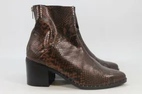 Treasure & Bond Farrah Brown Snake Boots - Women's Size 8.5M