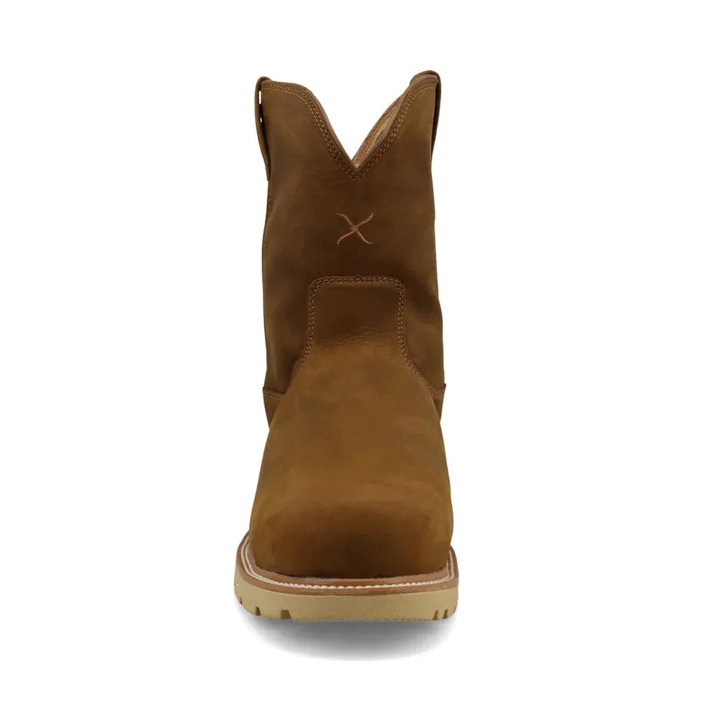 Twisted X work boot - Distressed Saddle for men