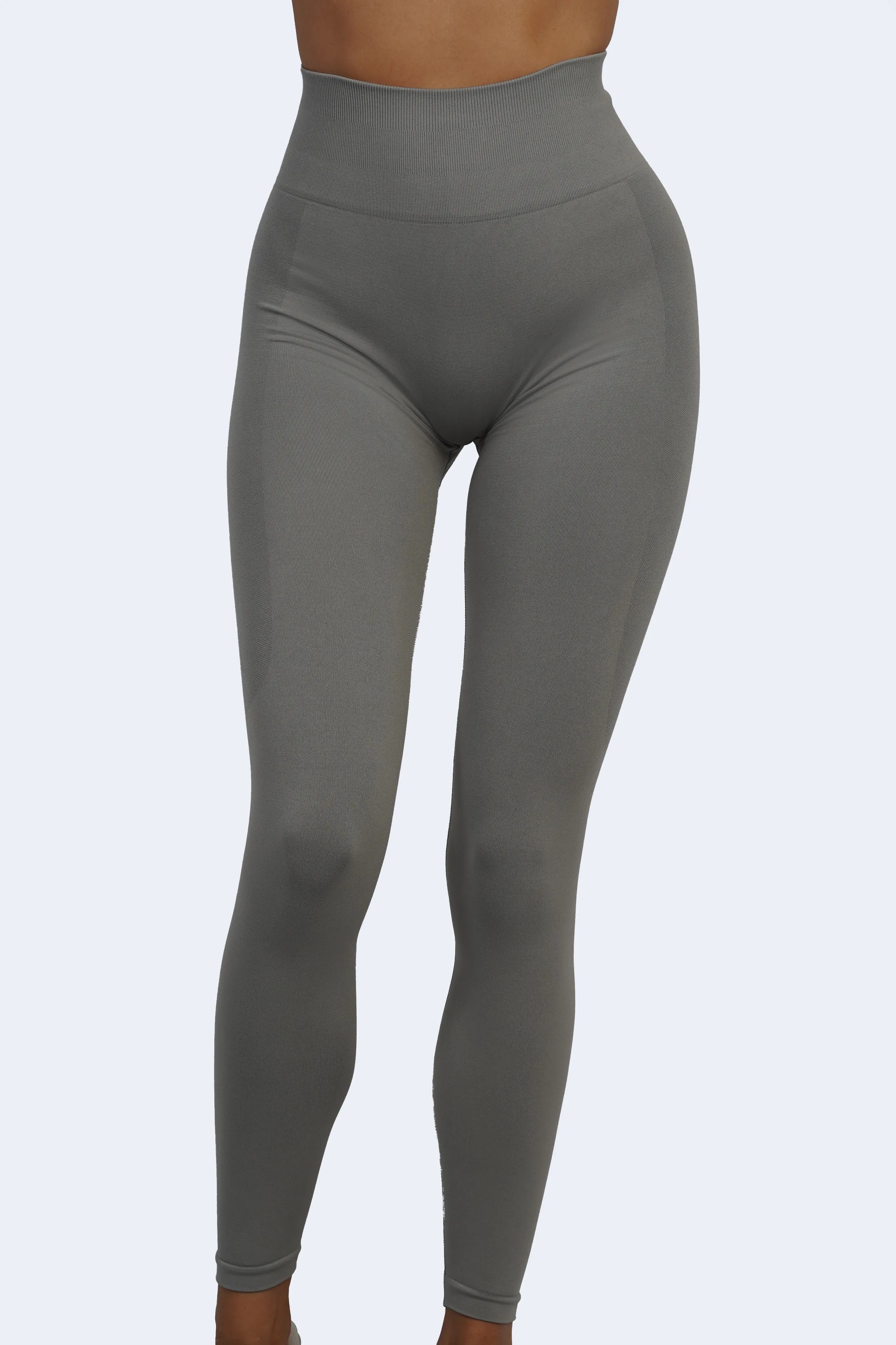 Ultra Seamless Grey Scrunch Leggings