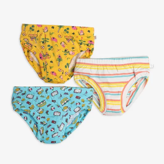 Unisex Toddler Briefs - 6 Pack, Travel Tales - Navigator