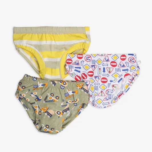 Unisex Toddler Briefs - 6 Pack, Travel Tales - Navigator