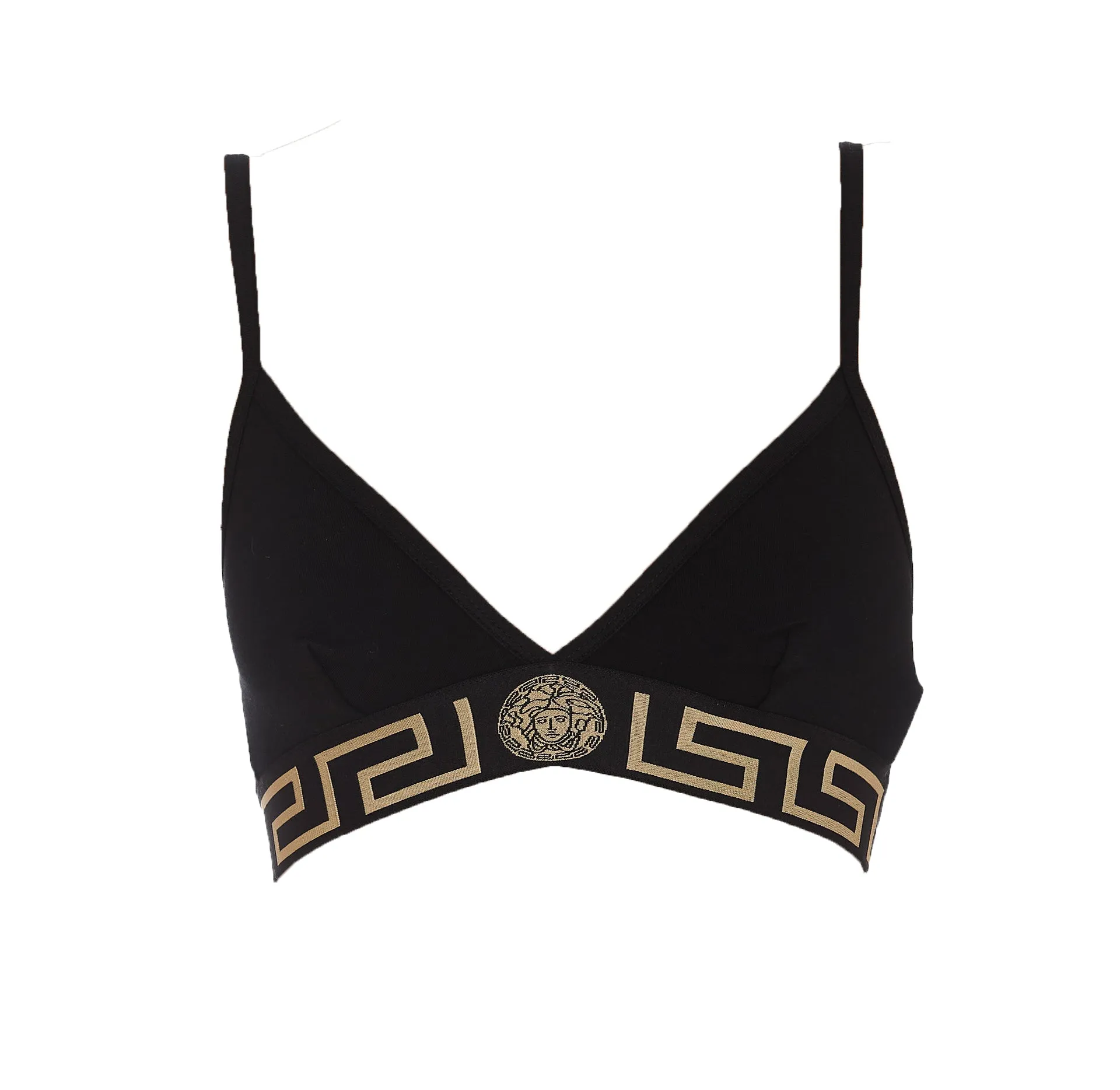 Versace Bralette with Greca Border