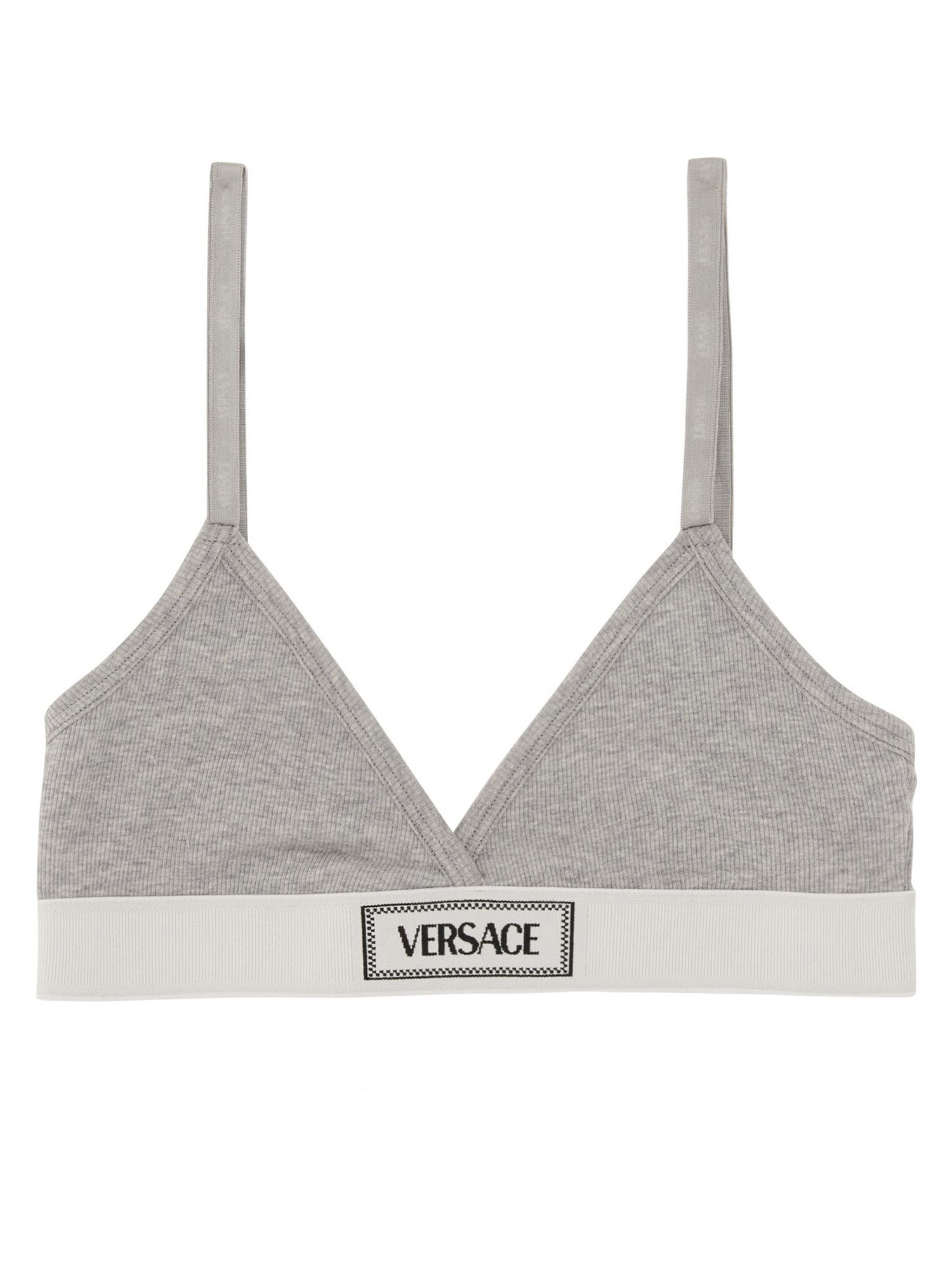 Versace logo bralette.