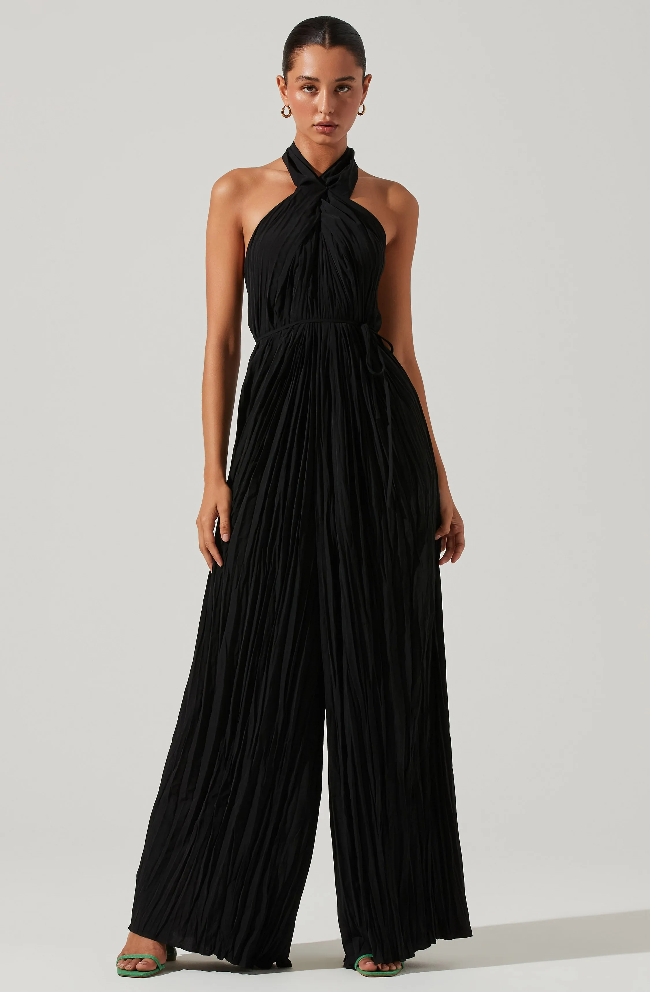 Wide Leg Jumpsuit - Damia Halter