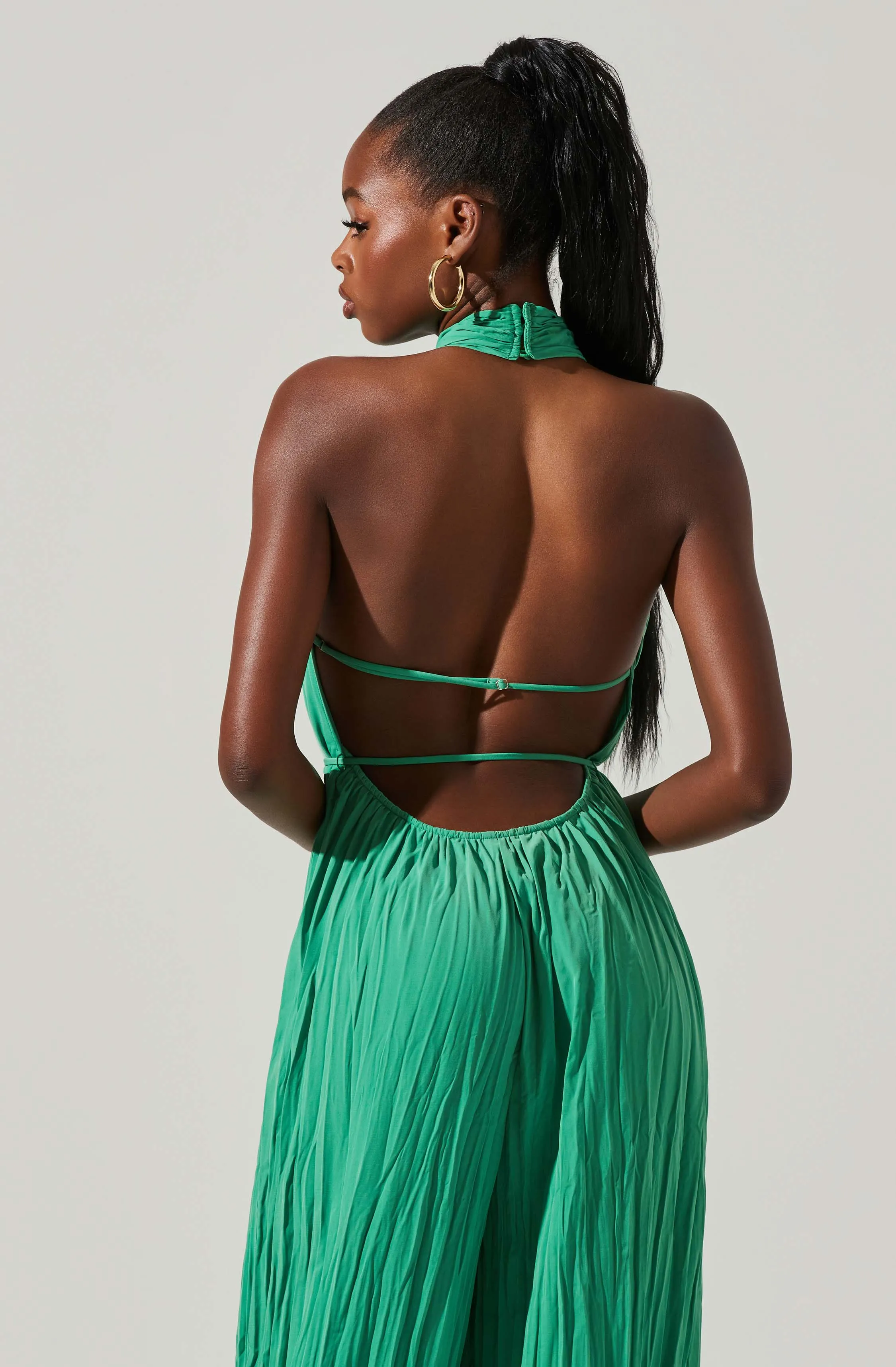 Wide Leg Jumpsuit - Damia Halter