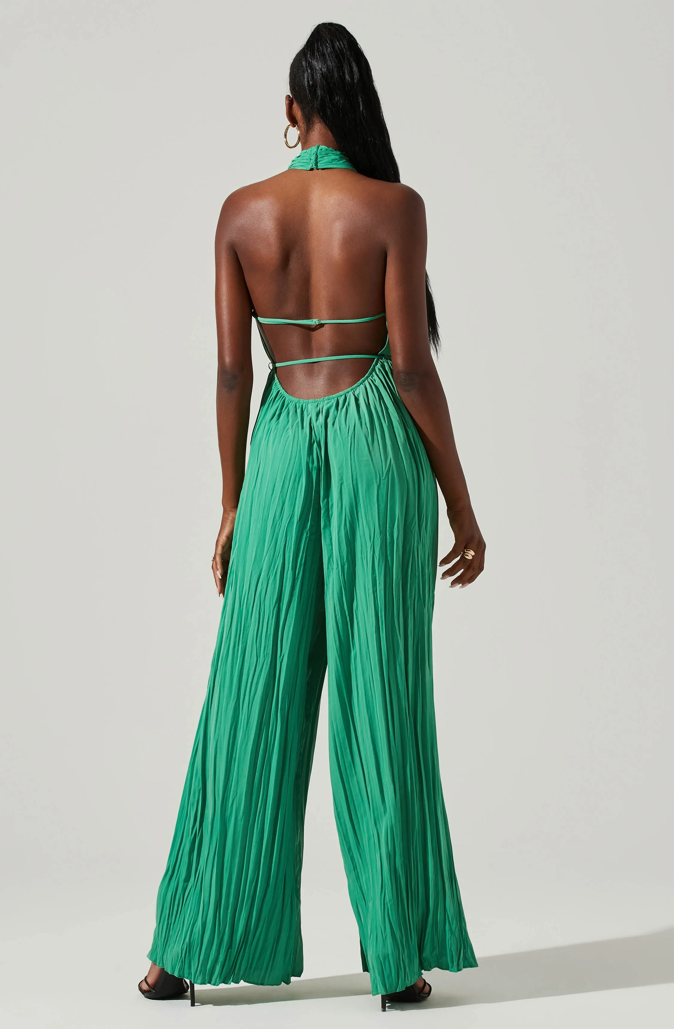 Wide Leg Jumpsuit - Damia Halter