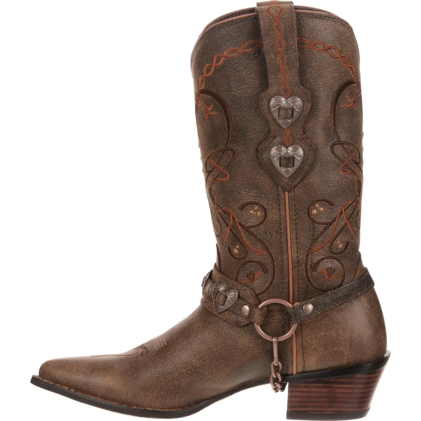 Women's Brown Durango Crush Heartbreaker Boots