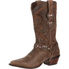 Women's Brown Durango Crush Heartbreaker Boots