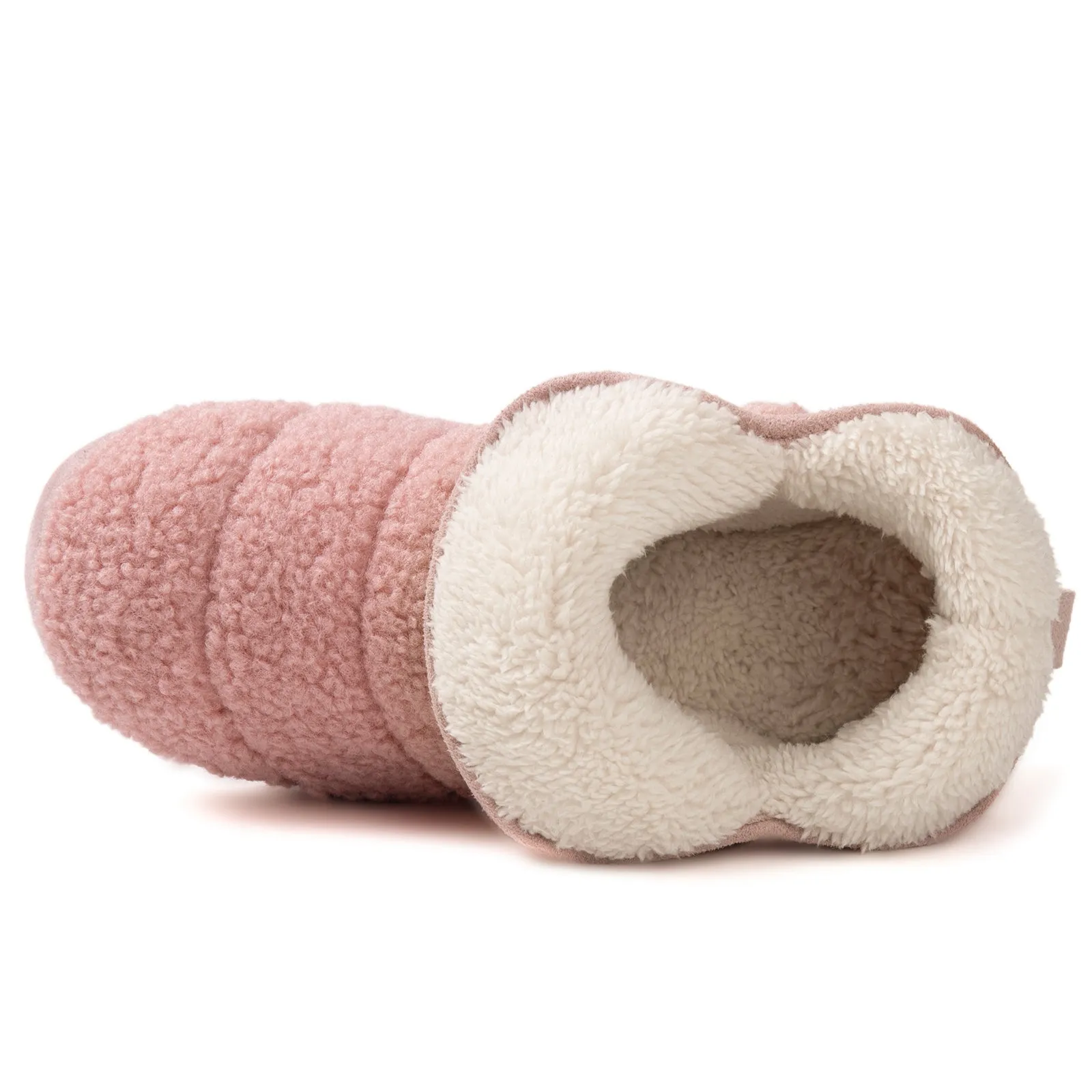 Women's Fuzzy Fleece House Bootie | Ladies' Memory Foam Slipper