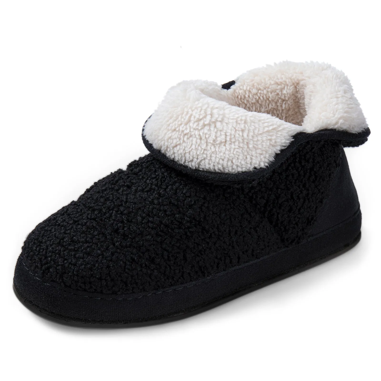 Women's Fuzzy Fleece House Bootie | Ladies' Memory Foam Slipper