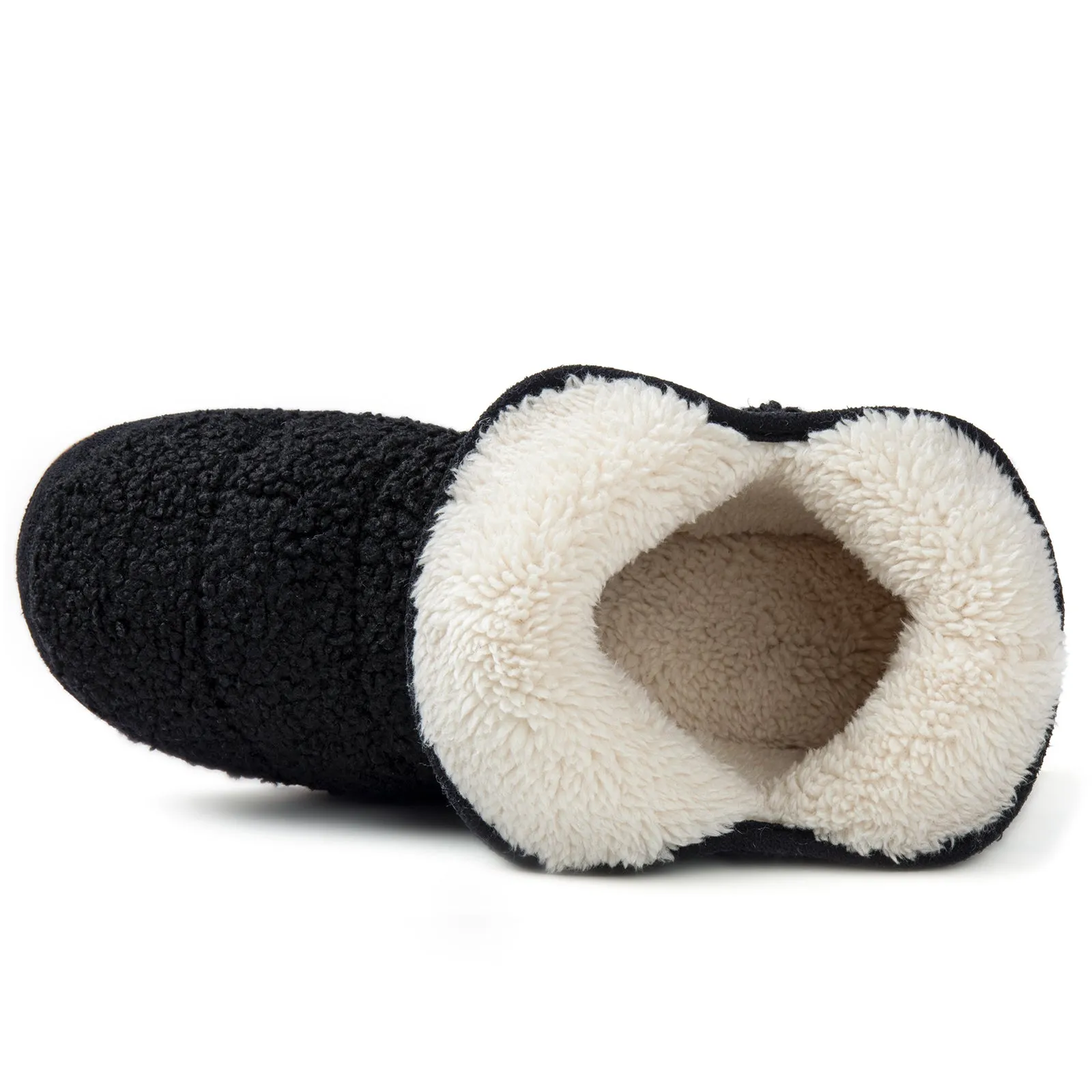 Women's Fuzzy Fleece House Bootie | Ladies' Memory Foam Slipper