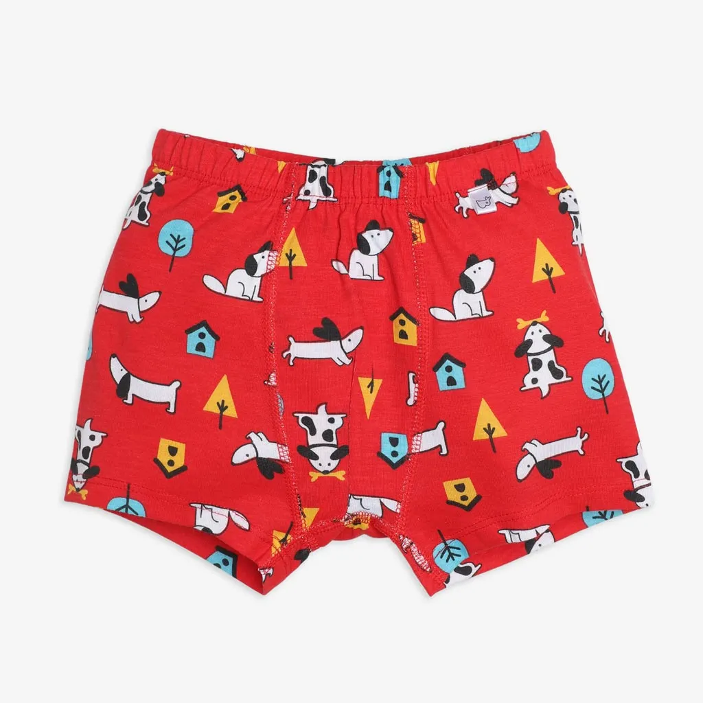 Young Boy Trunks - Set of 3 (Paws Design)