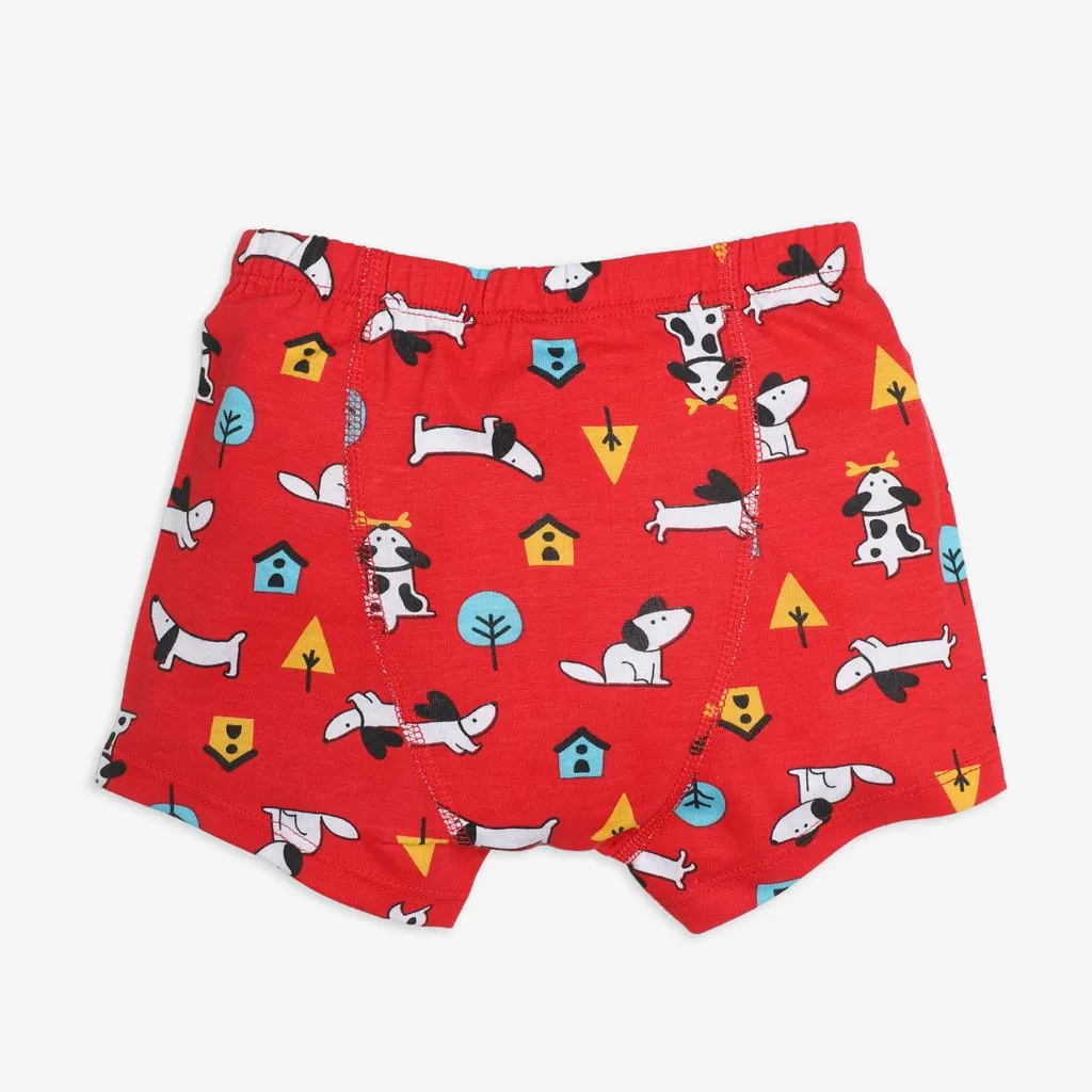 Young Boy Trunks - Set of 3 (Paws Design)