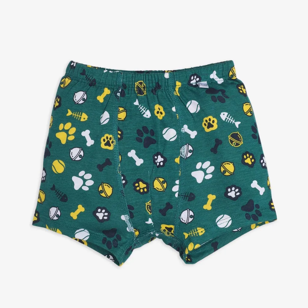 Young Boy Trunks - Set of 3 (Paws Design)