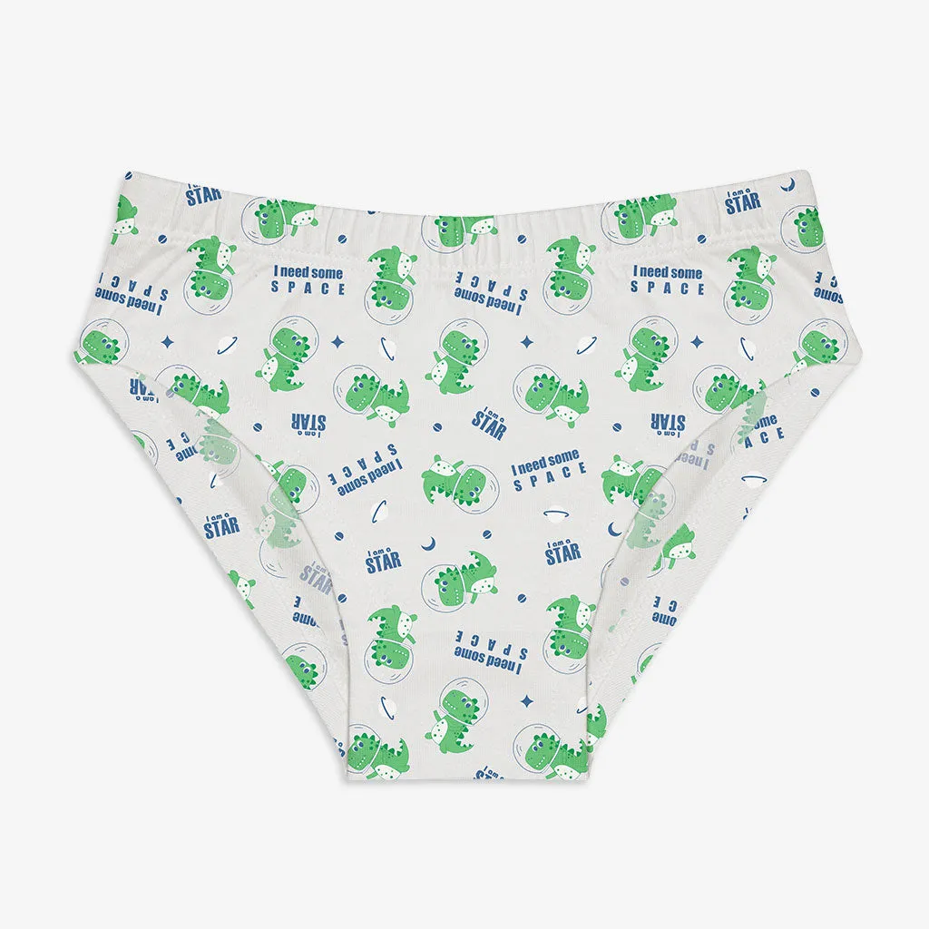 Young Girls' 3-Pack Dinosaur Briefs