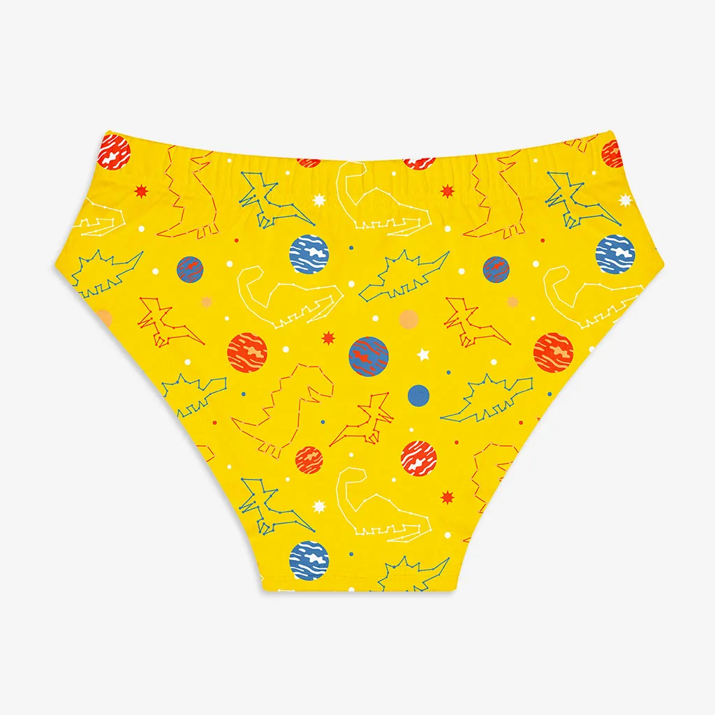 Young Girls' 3-Pack Dinosaur Briefs