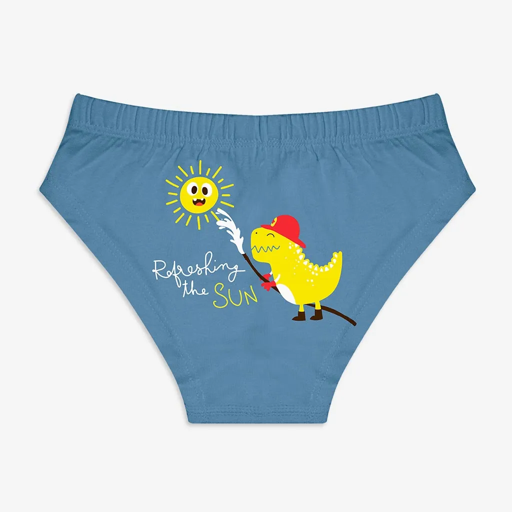 Young Girls' 3-Pack Dinosaur Briefs