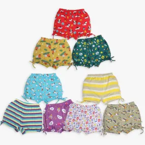 Young Girls Bloomer 9 Pack - Paws Only, Navigator, Unicorn Dreams